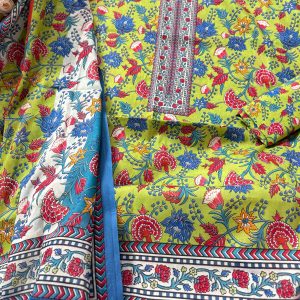 Meadow Bloom Cotton Three-Piece
